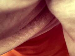 girlfriend's outdoor blowjob