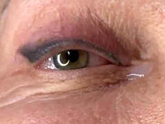 mature eye cumshot