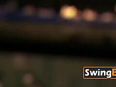 Bisexual Swingers Kiss