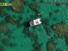 influencer beach masturbate