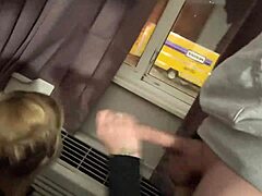 hotel blowjob cum