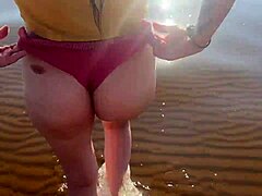 beach tease rough sex