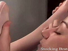 toe sucking stockings