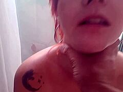 balcony redhead fuck