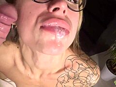 cum on face