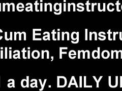 cum eating pervert