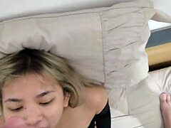 indonesian lingerie blowjob