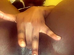 wet black pussy