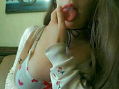 Lubed Boob Tease