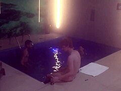 Motel Pool Threesome