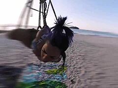 coconut fetish tease
