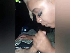 Car Ebony Blowjob