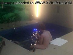 Motel Pool Threesome