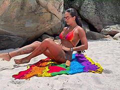 Beach Creampie Fuck