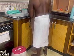 Pregnant Kitchen Fuck