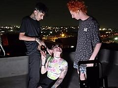 roof threesome
