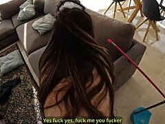 maid ass pounding
