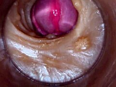 Precum Pussy Closeup