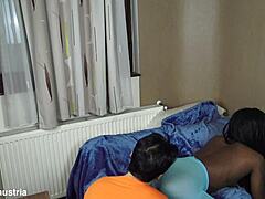 ebony pantyhose worship