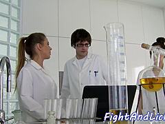 Nurse Babes Wrestling