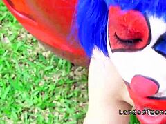 clown outdoor fuck