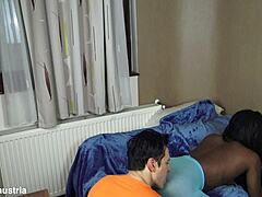 ebony pantyhose worship