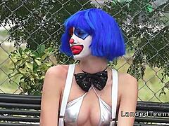 clown outdoor fuck