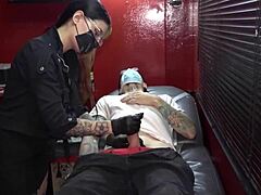 Cock piercing threesome