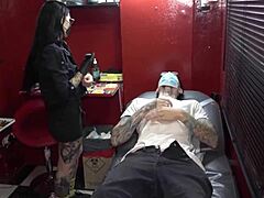 Cock piercing threesome