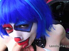 clown outdoor fuck