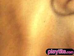 Ebony milf dances nude