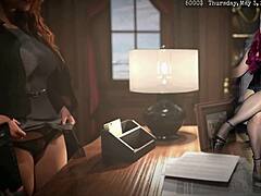 secretary upskirt game