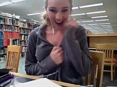 Library Webcam Masturbation