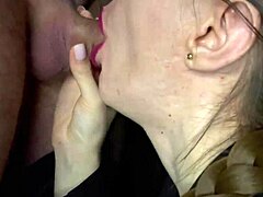 secretary sucks boss at party