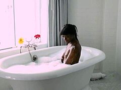 ebony bathing shared moment