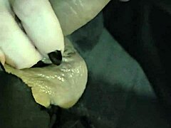 Goth swallows cum