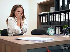 Office stranger spank