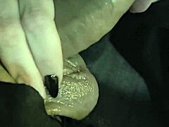 Goth swallows cum