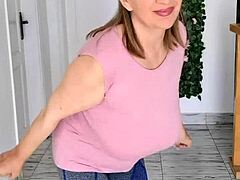 giant boobs striptease