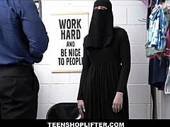 blonde teen shoplifter fucked