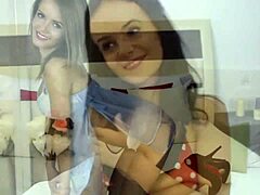 teen teases in dress