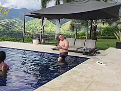 latina milf pool sex