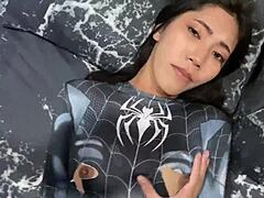 Petite spider girl horny