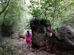 Outdoor nature fuck