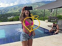 latina milf pool sex
