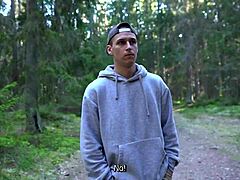 Stranger forest fuck