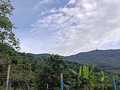 Outdoor nature fuck