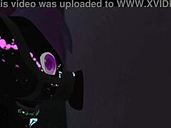 Littlevrslut rides machine