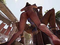Statue cock fun