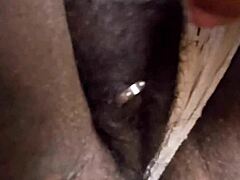 Solo pussy rub